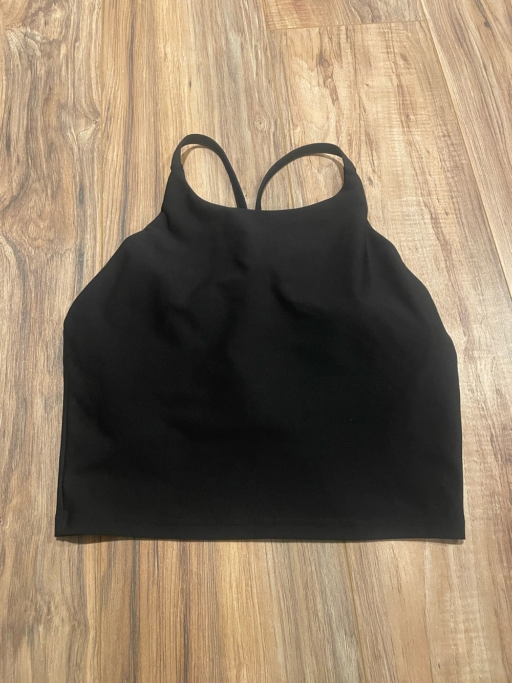 Old Navy Black High-Neck Crop Tank